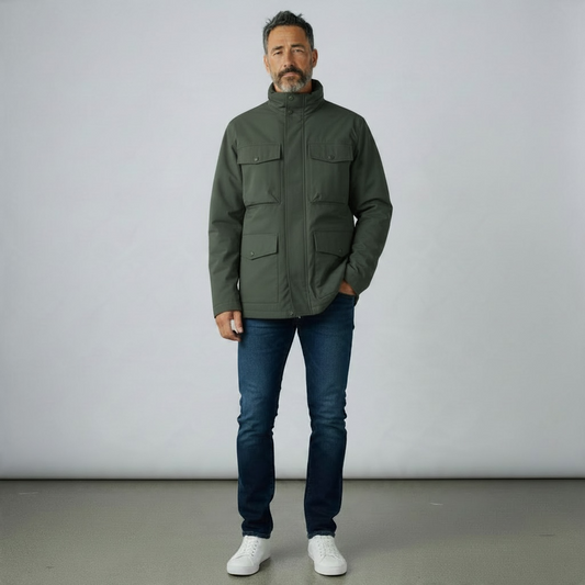 Anzai Field Jacket Green - Vaturi