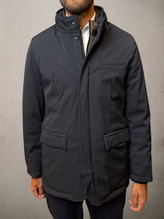 Navy Jacket  Detachble  Lauri