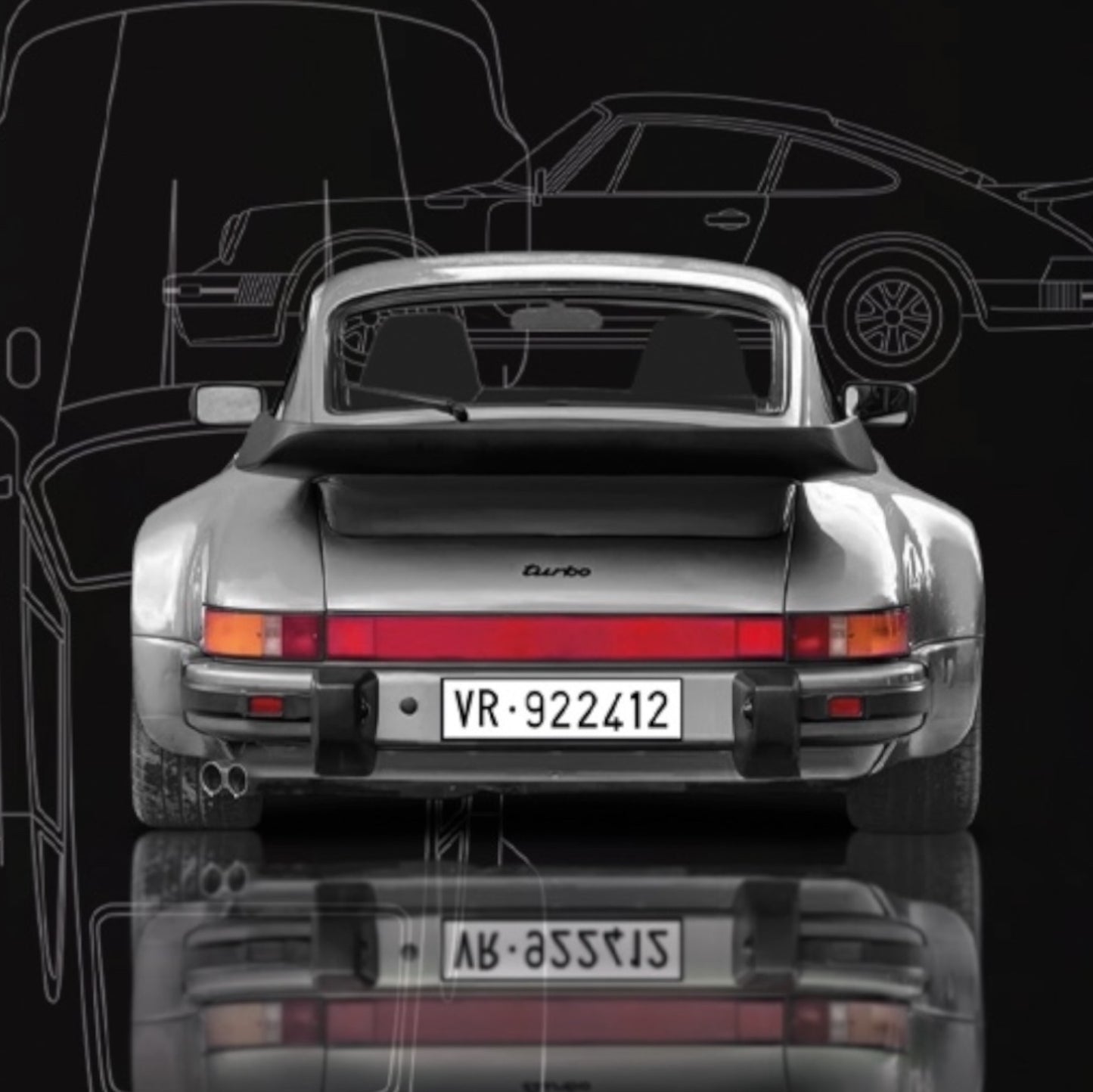 Carrera 3.0 Turbo Argento Nero
