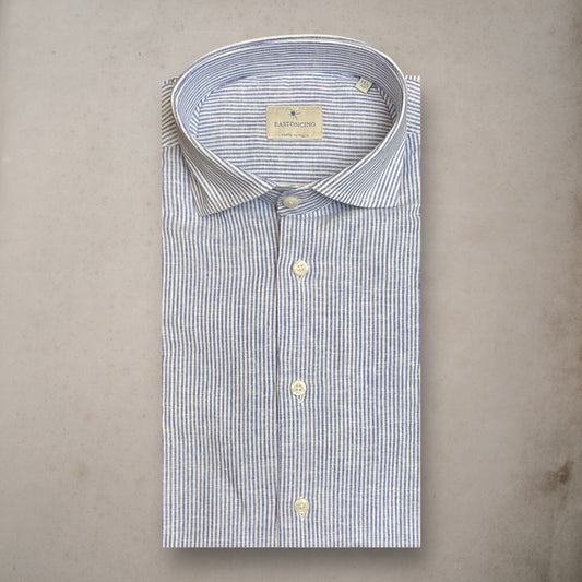 Shirt Stripes Sky Blue
