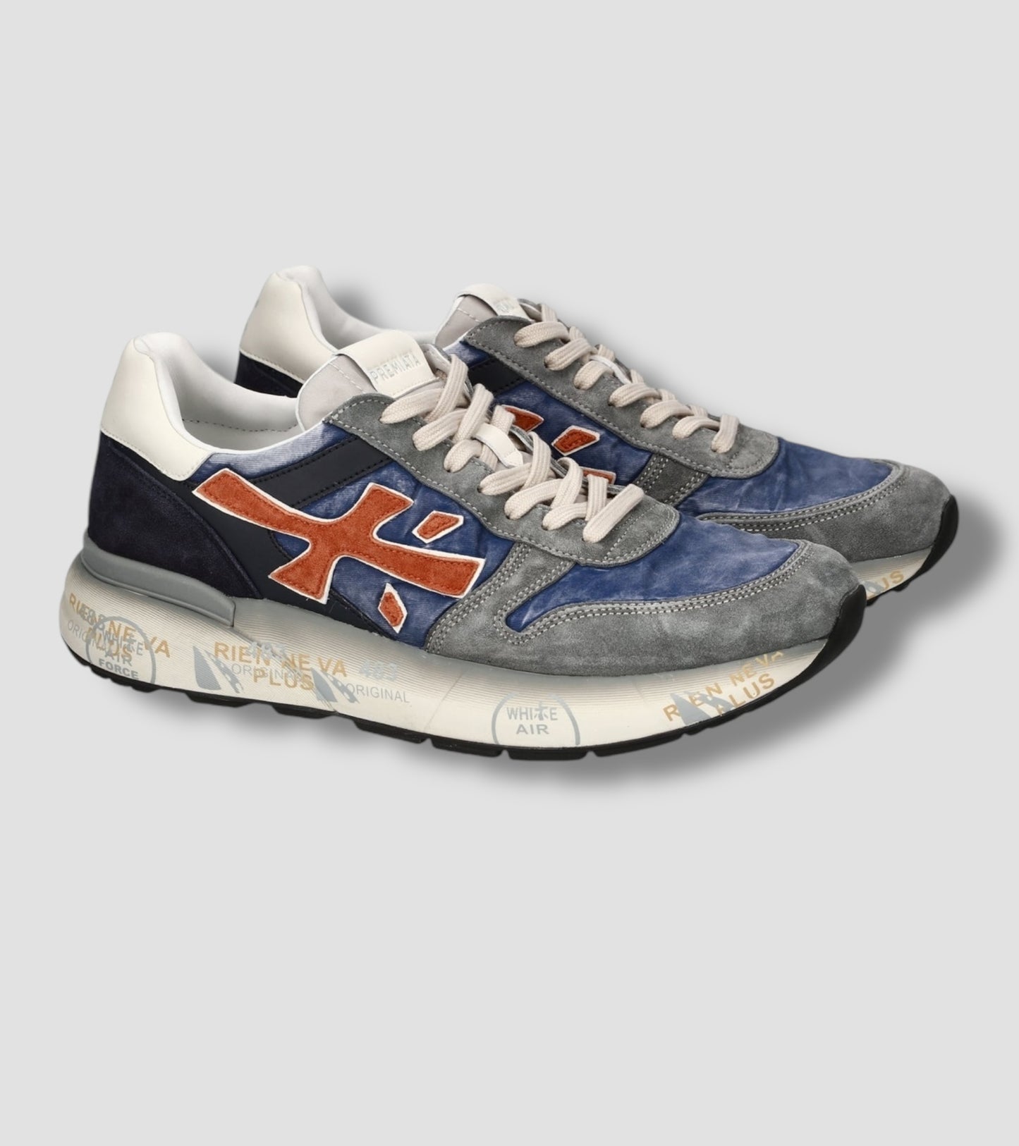 Sneakers Navy Grey Mick 7215 - Vaturi
