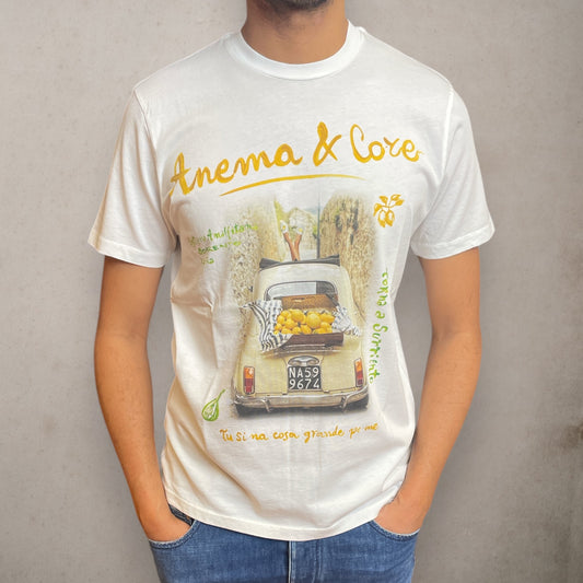T-shirt Anema e Core White