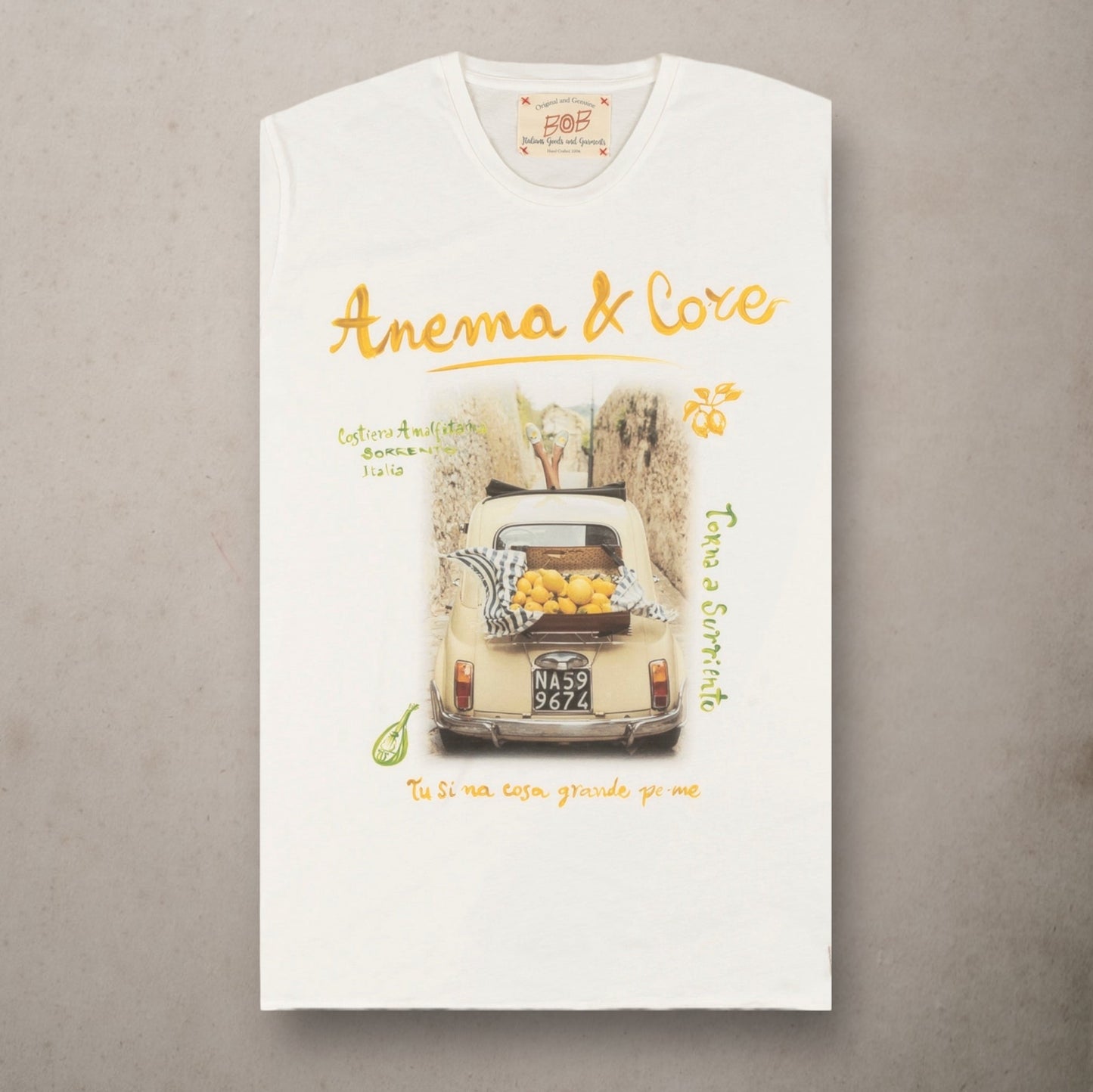 T-shirt Anema e Core White