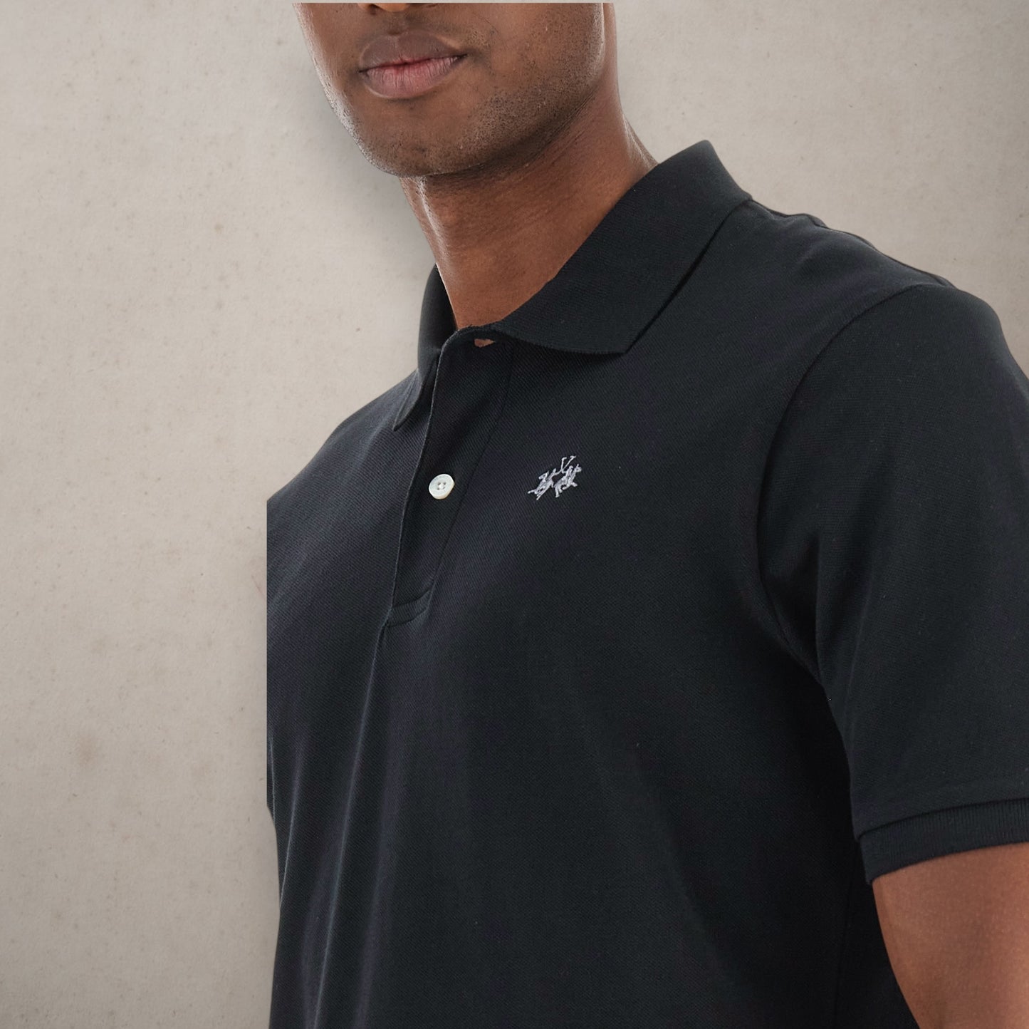 Piquet Polo Black