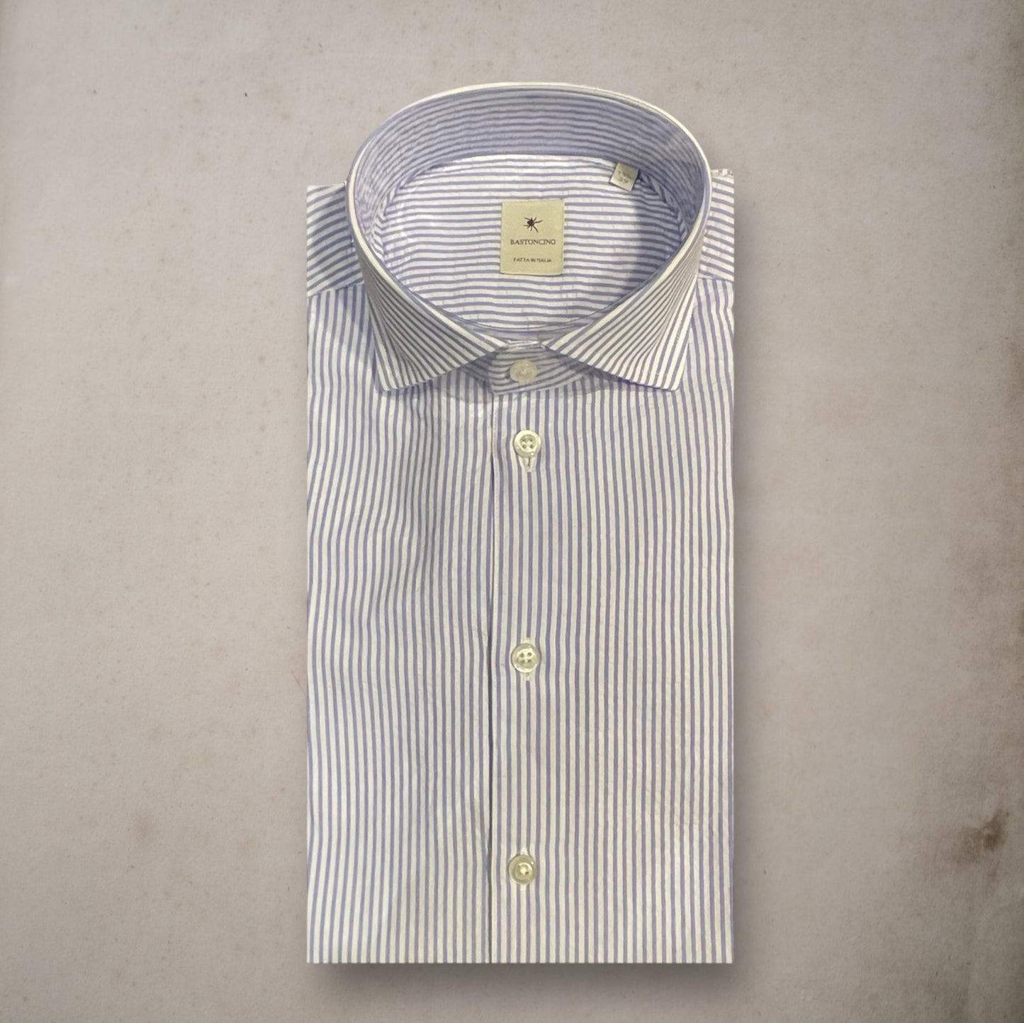 Shirts Seersucker Bastoncino - Vaturi
