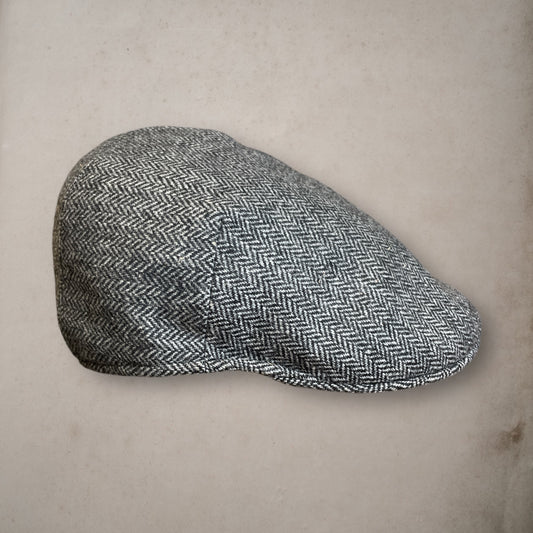 Grey Berbered Flat Hat