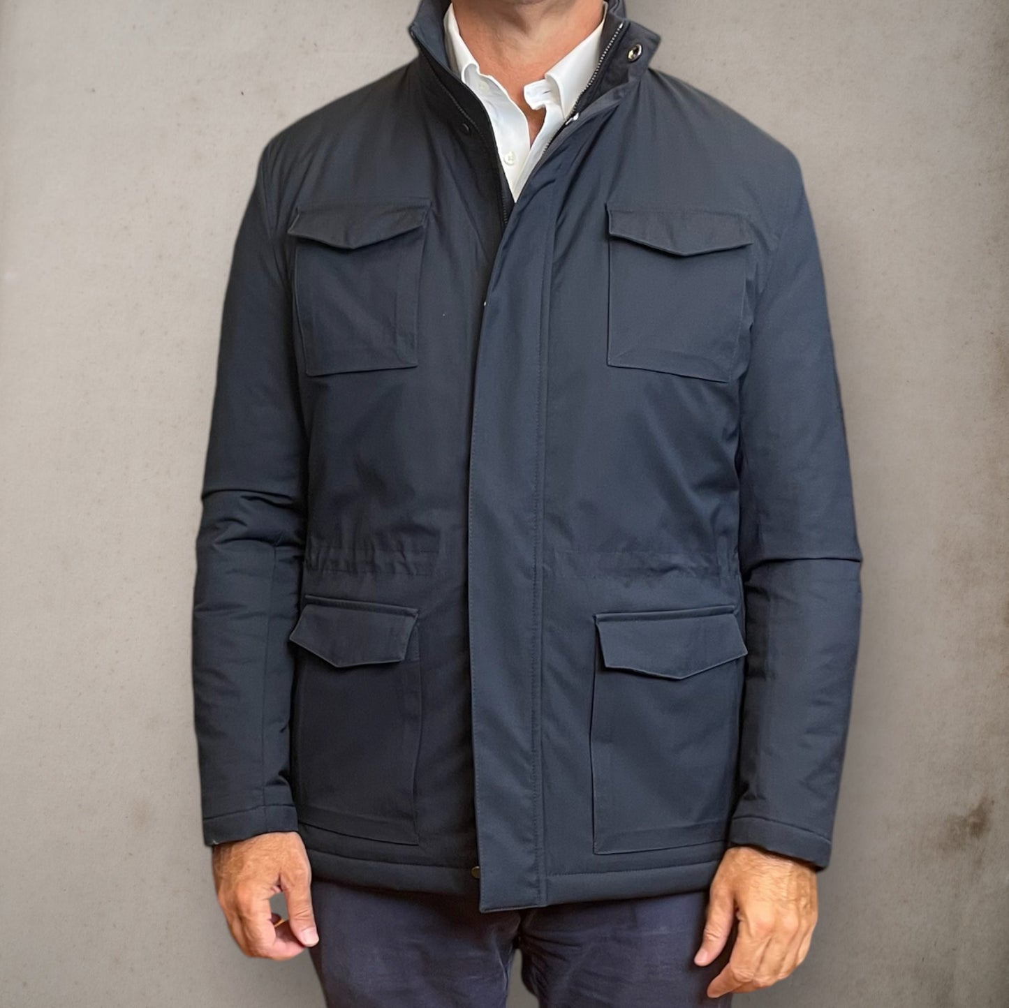 Field Jacket 6 tasche blu scuro
