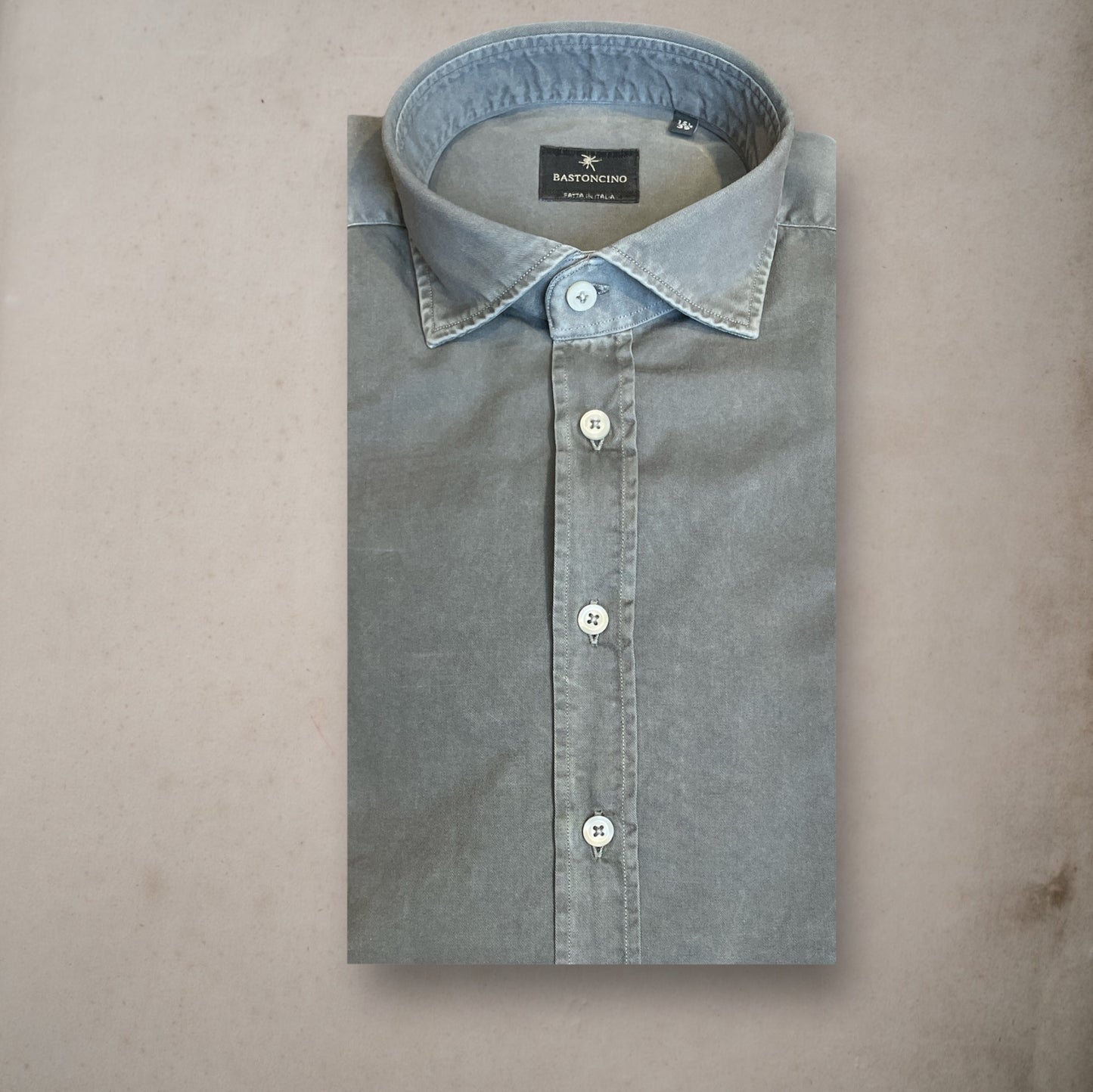 Cotton Washed Gray Shirt