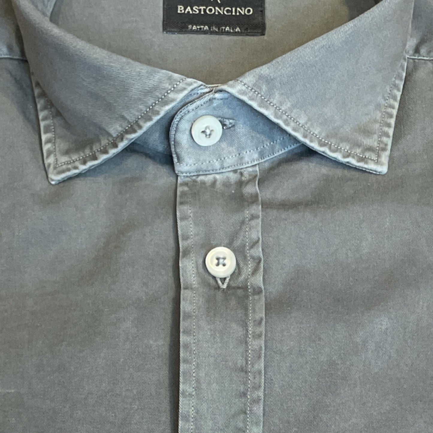 Cotton Washed Gray Shirt