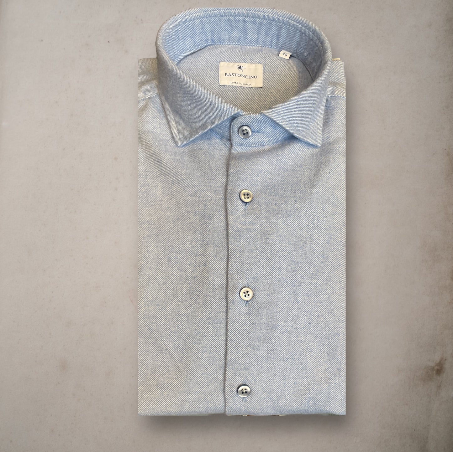 Sky Blue Cashmere Shirt