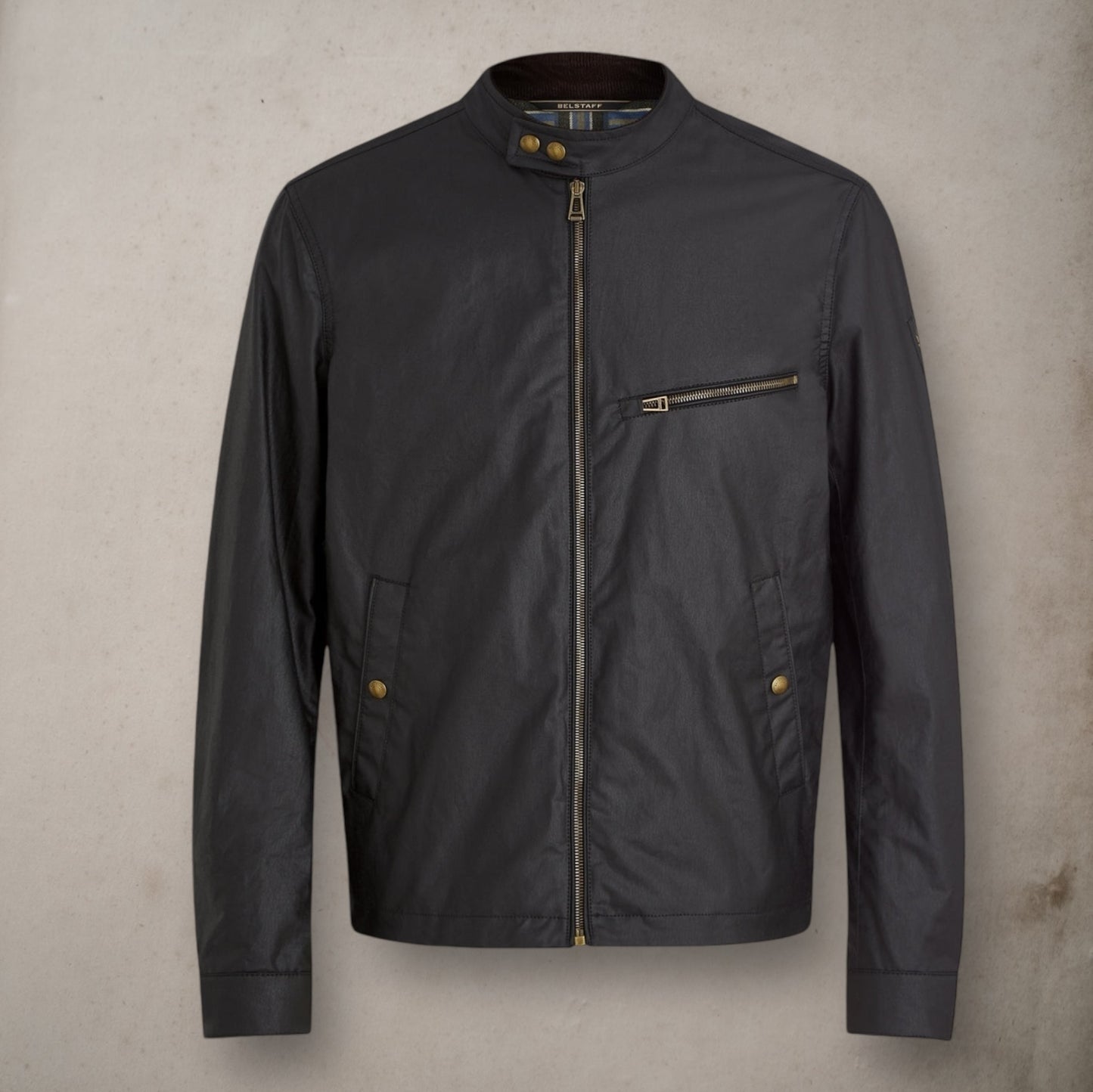 Giacca Walkham Cotone Cerato Verde Oliva