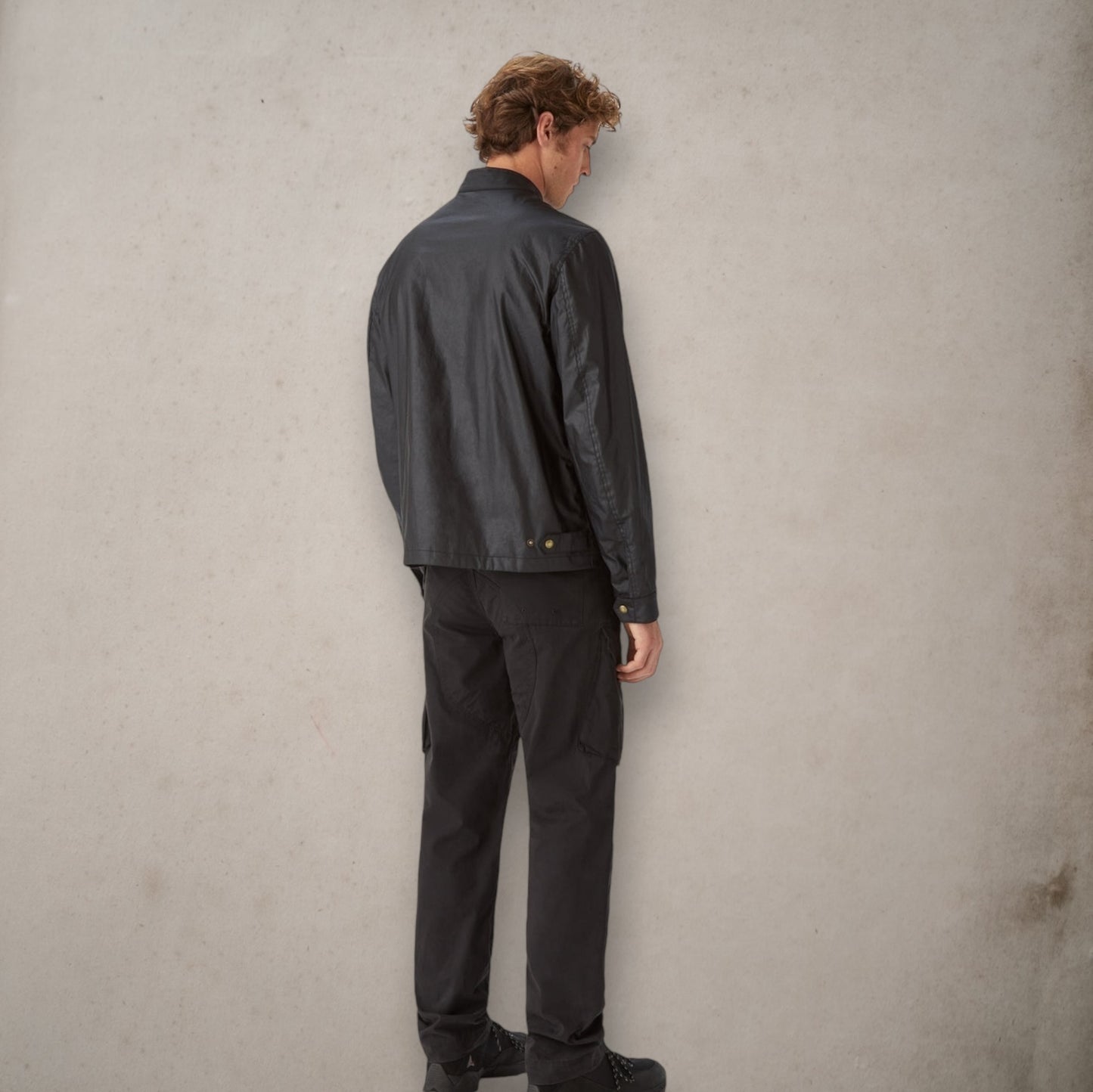 Giacca Walkham Cotone Cerato Verde Oliva