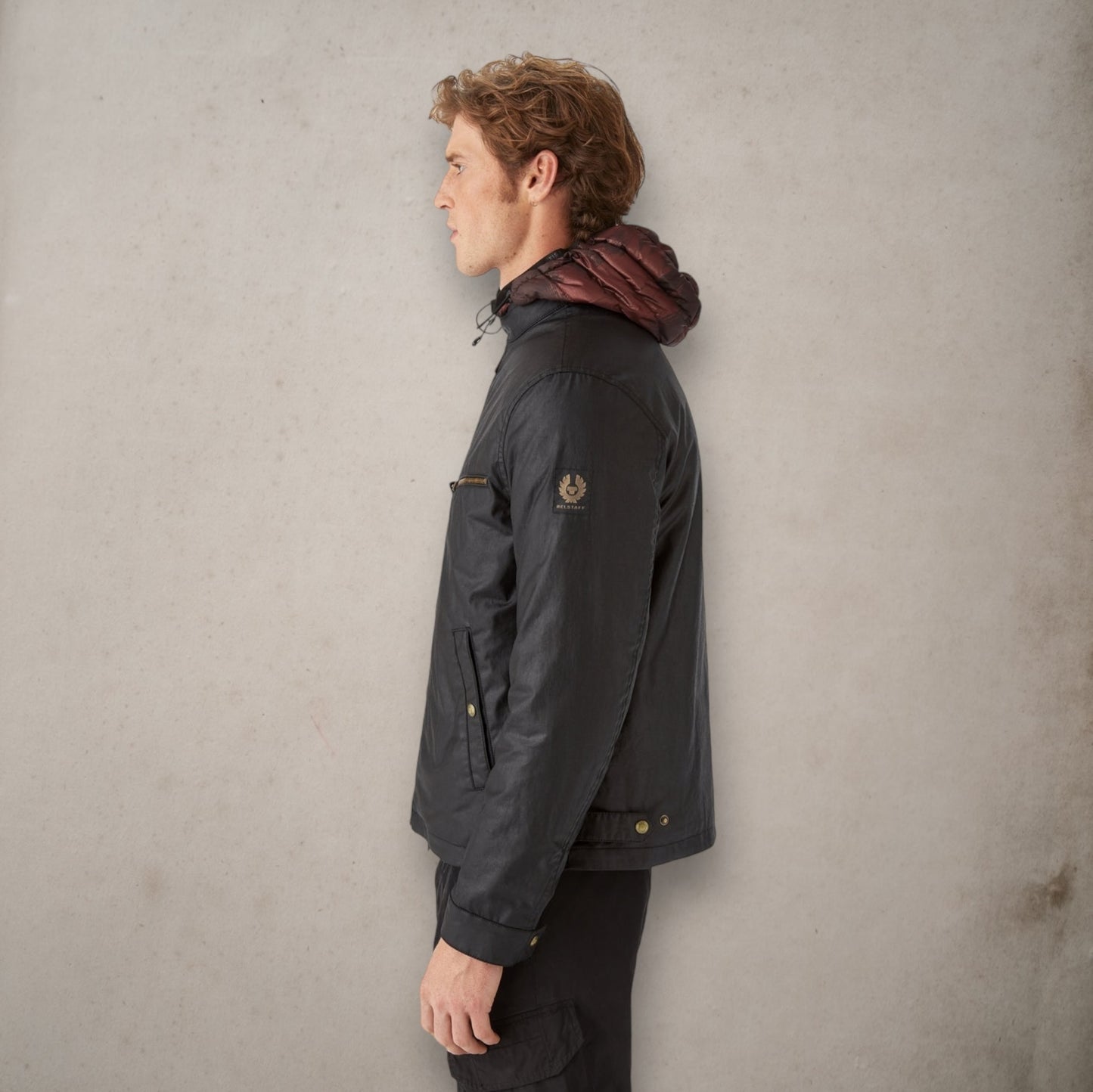 Giacca Walkham Cotone Cerato Verde Oliva