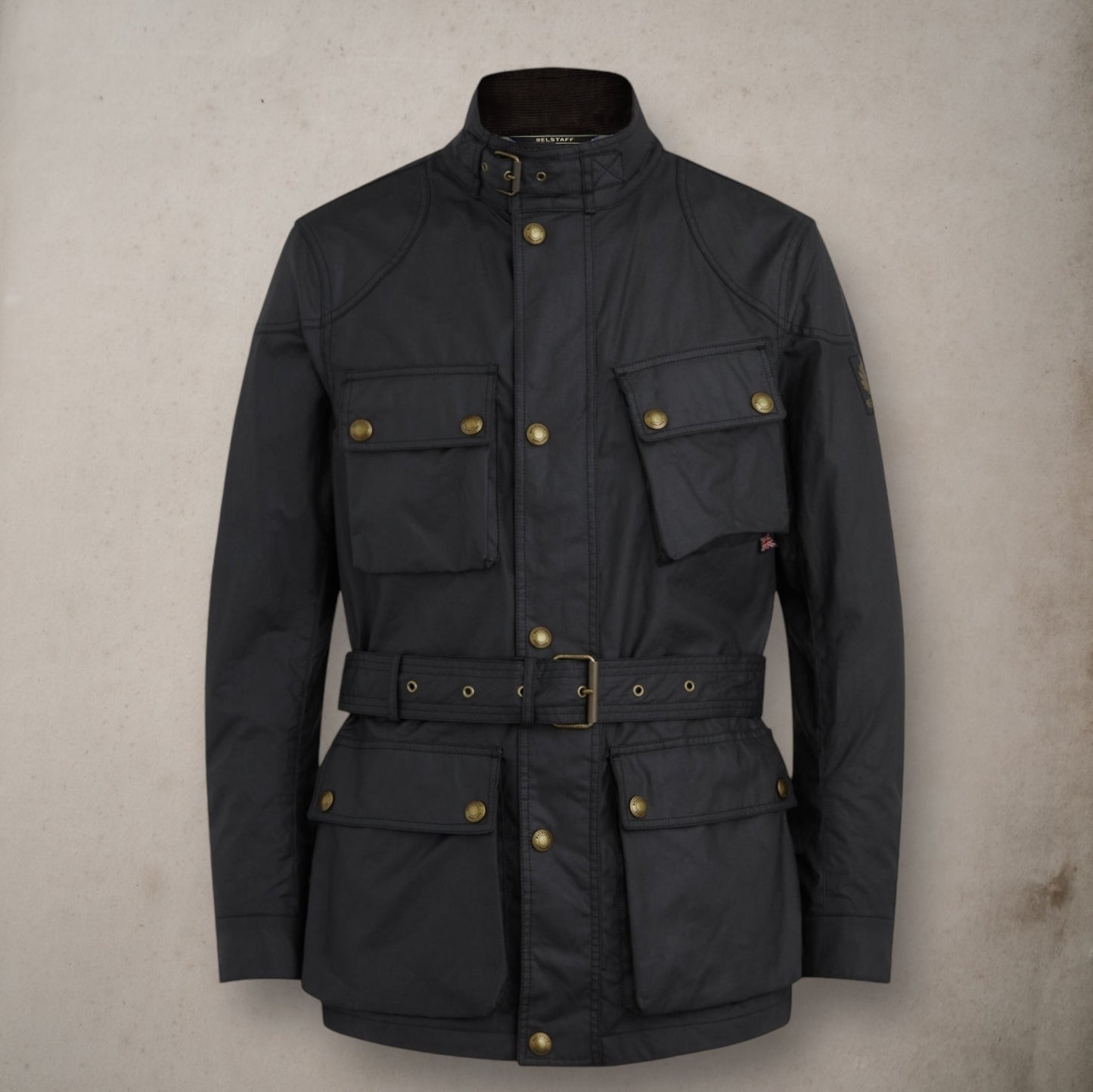 Giacca Trialmaster Cotone Cerato Nera