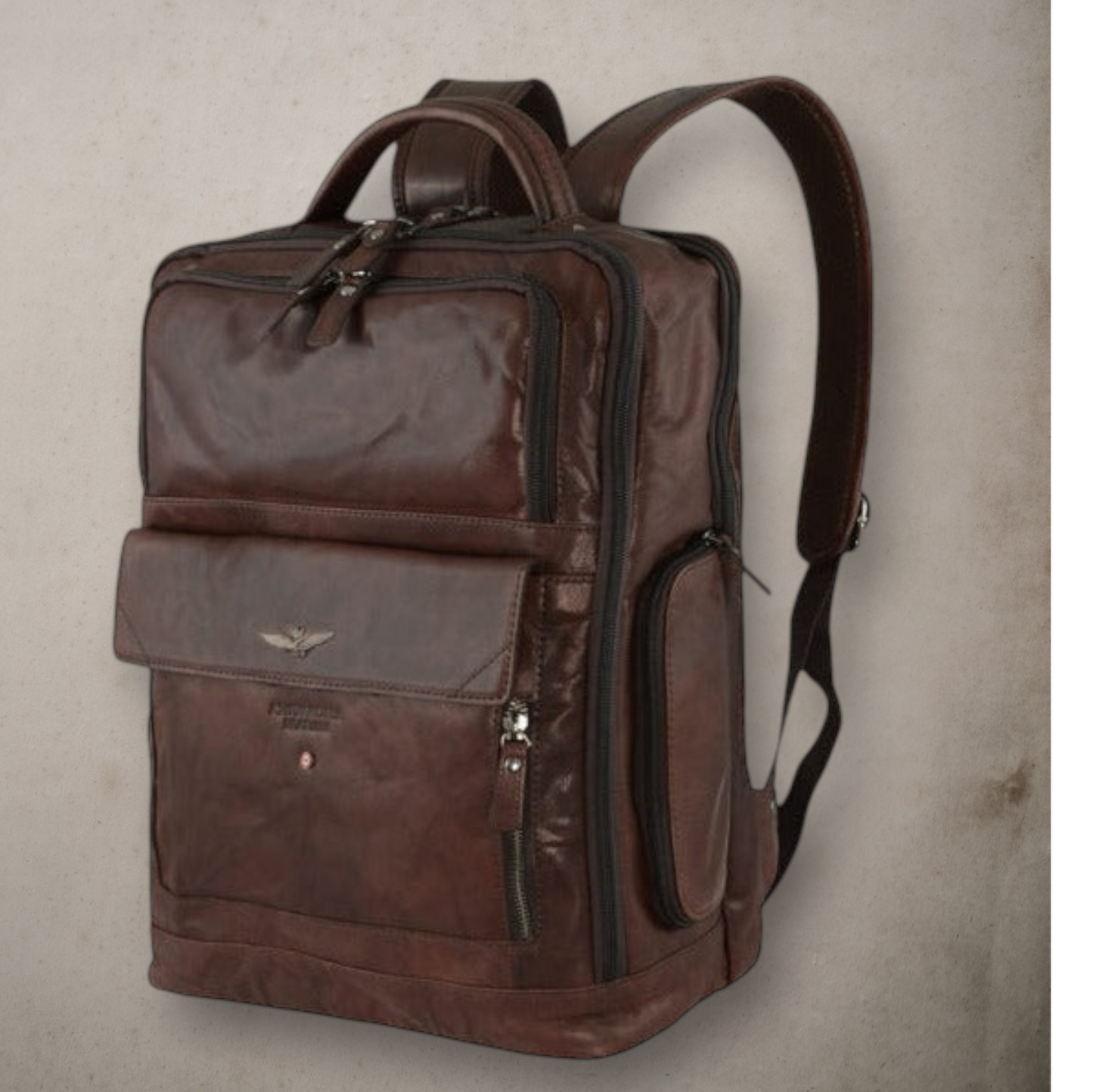 Zaino Porta PC Leather Brown - Vaturi