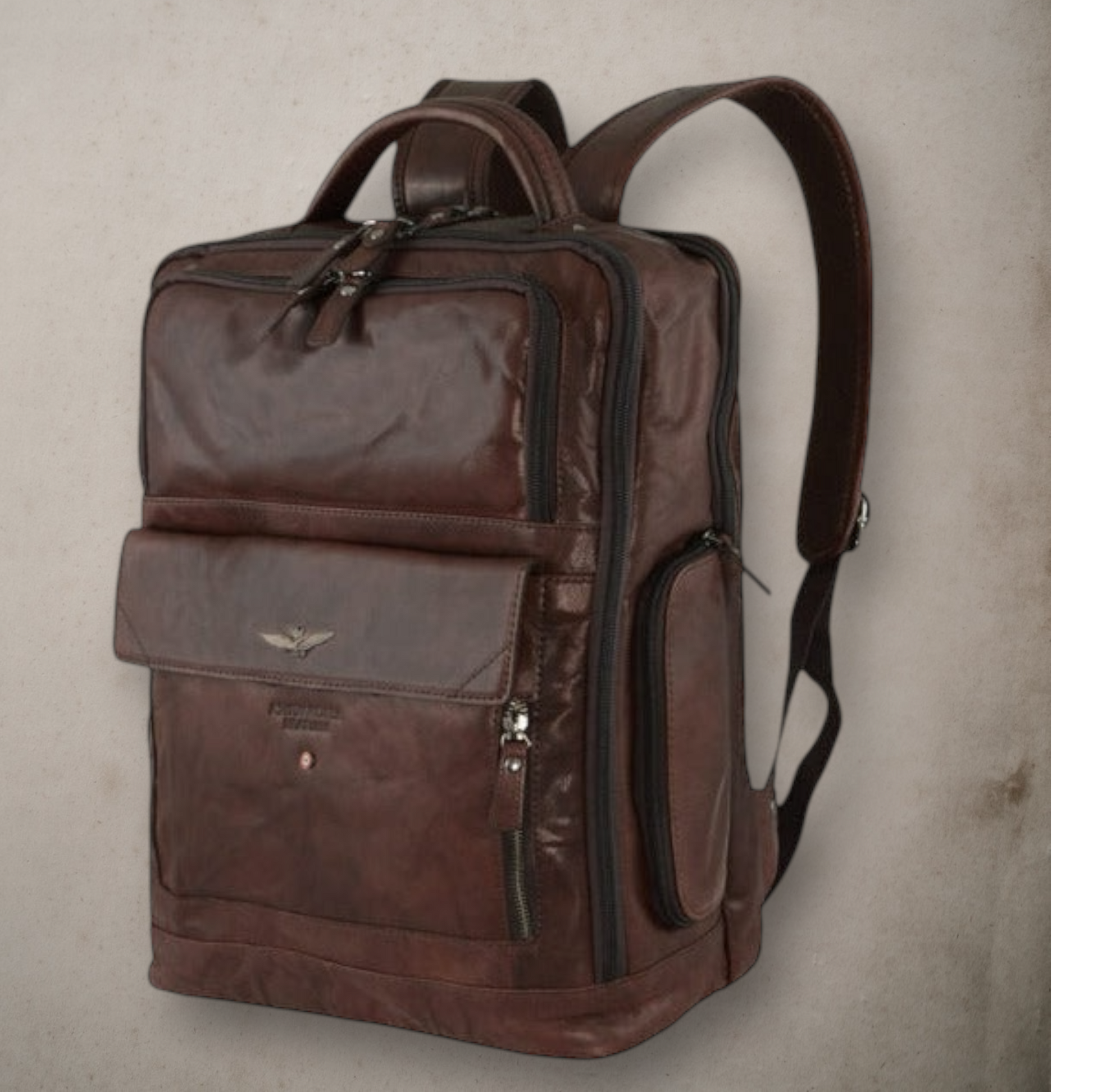 Zaino  Porta PC Leather Brown - Vaturi