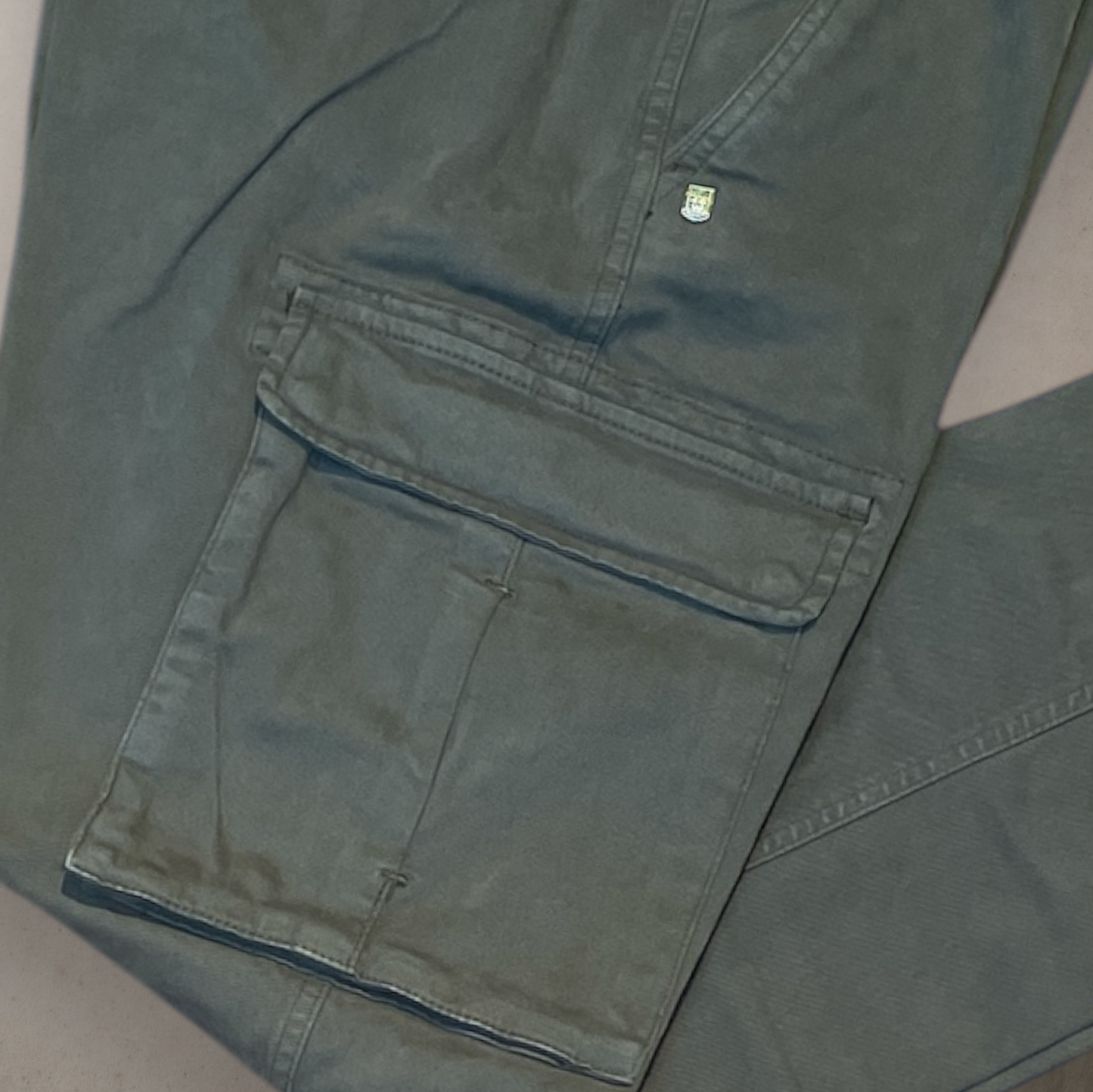 Pants Cargo Military Green