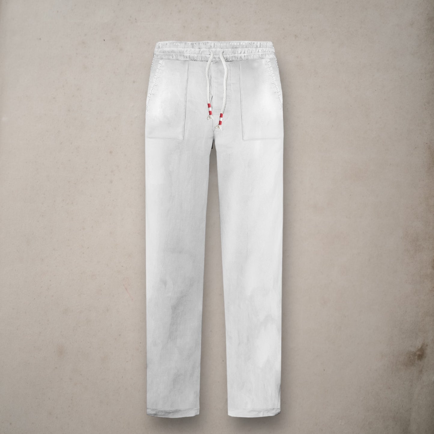 Pantaloni di lino bianchi