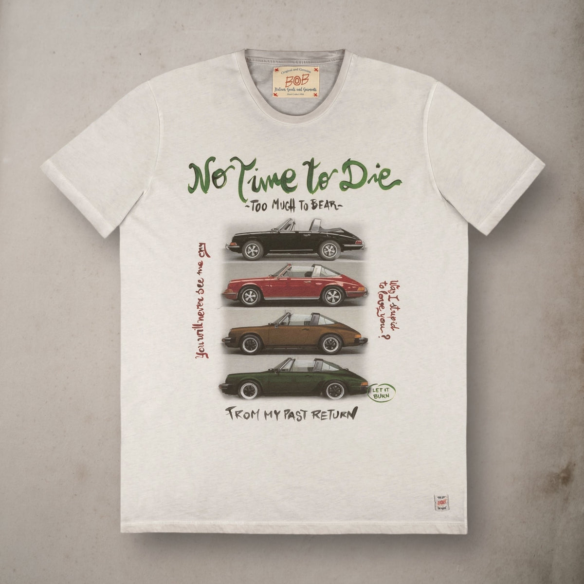 T-shirt No Time to Die White - Vaturi