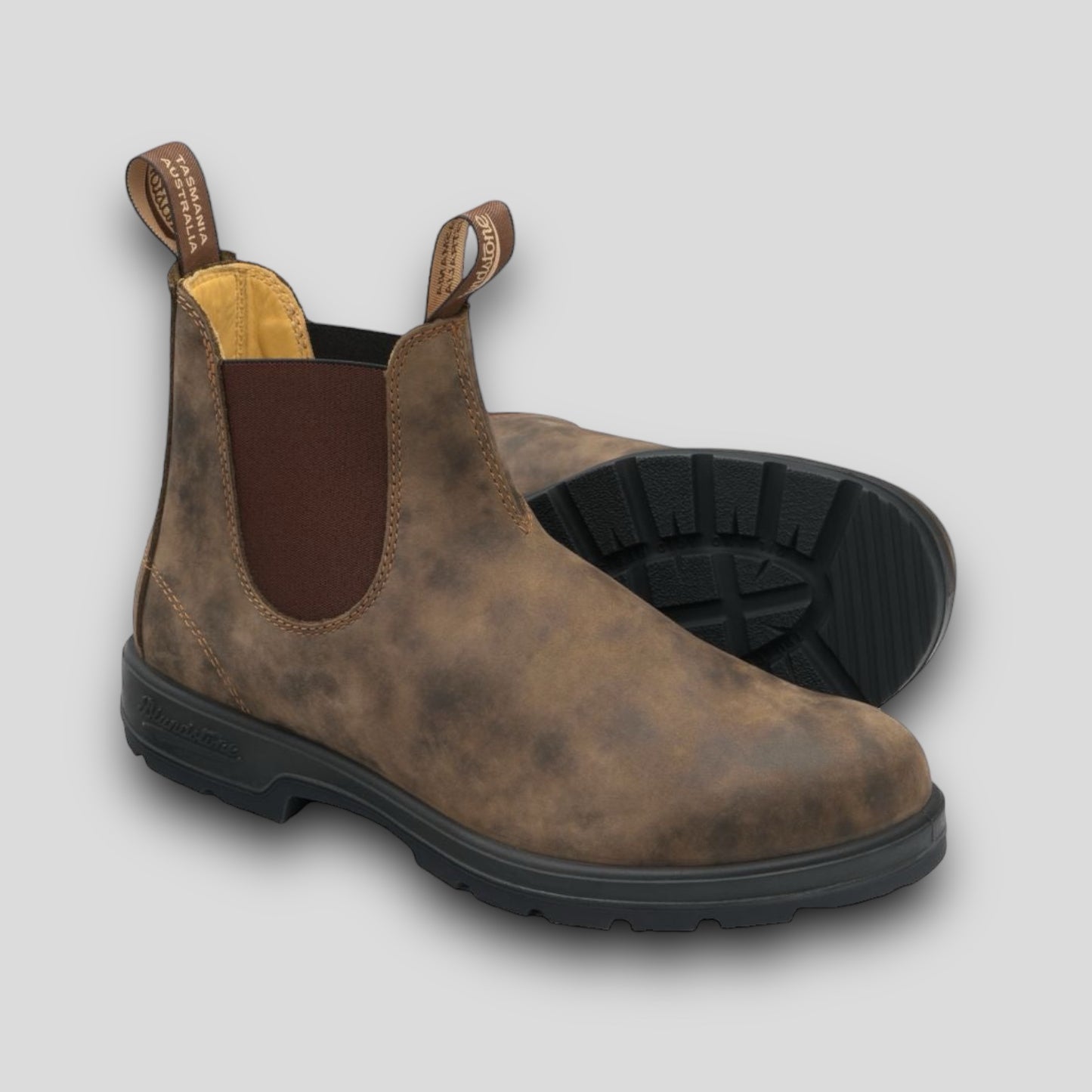 Rustic Brown & Brown Boots
