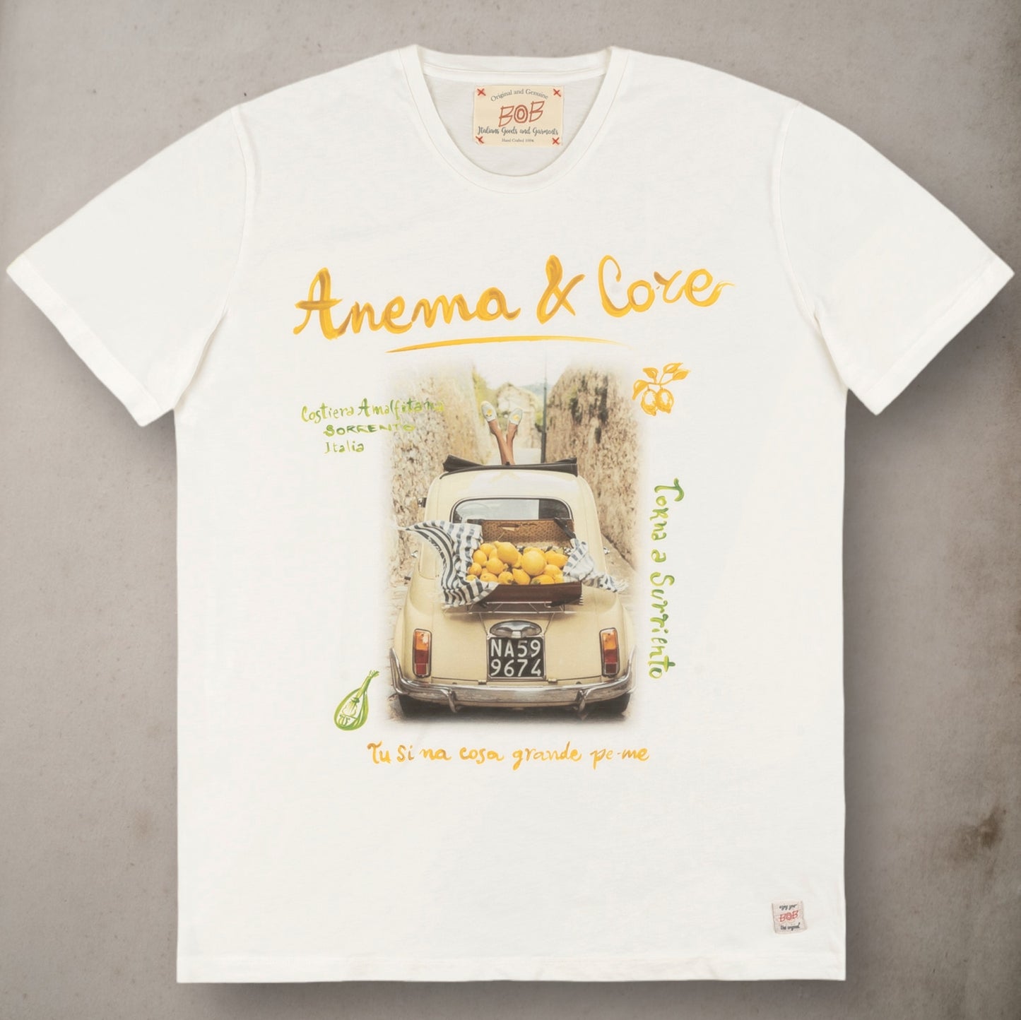 T-shirt Anema e Core White