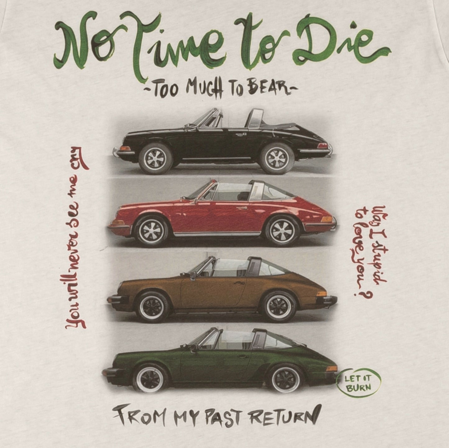 T-shirt No Time to Die White - Vaturi