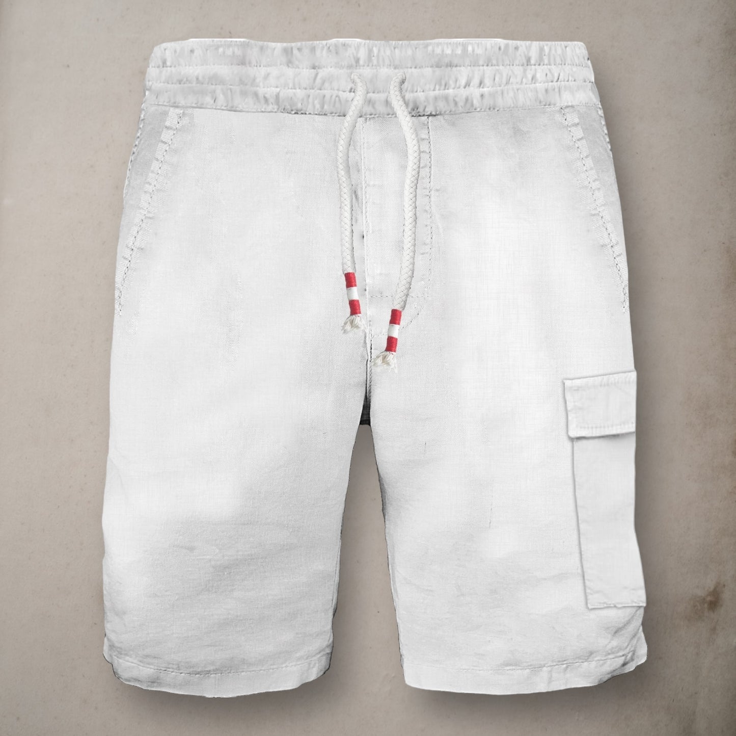 Linen Bermuda White - Vaturi