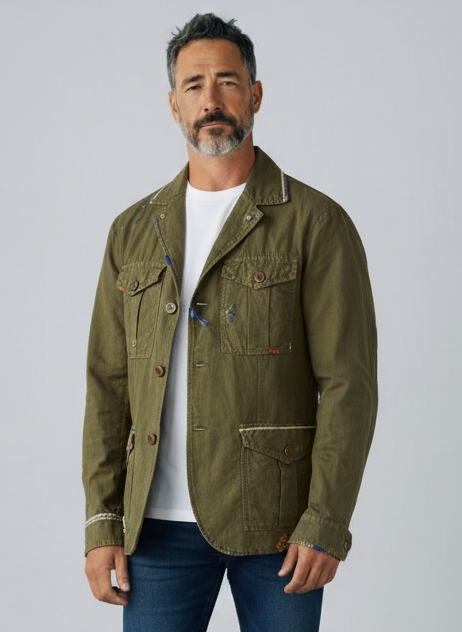 Jacket  Plain Green