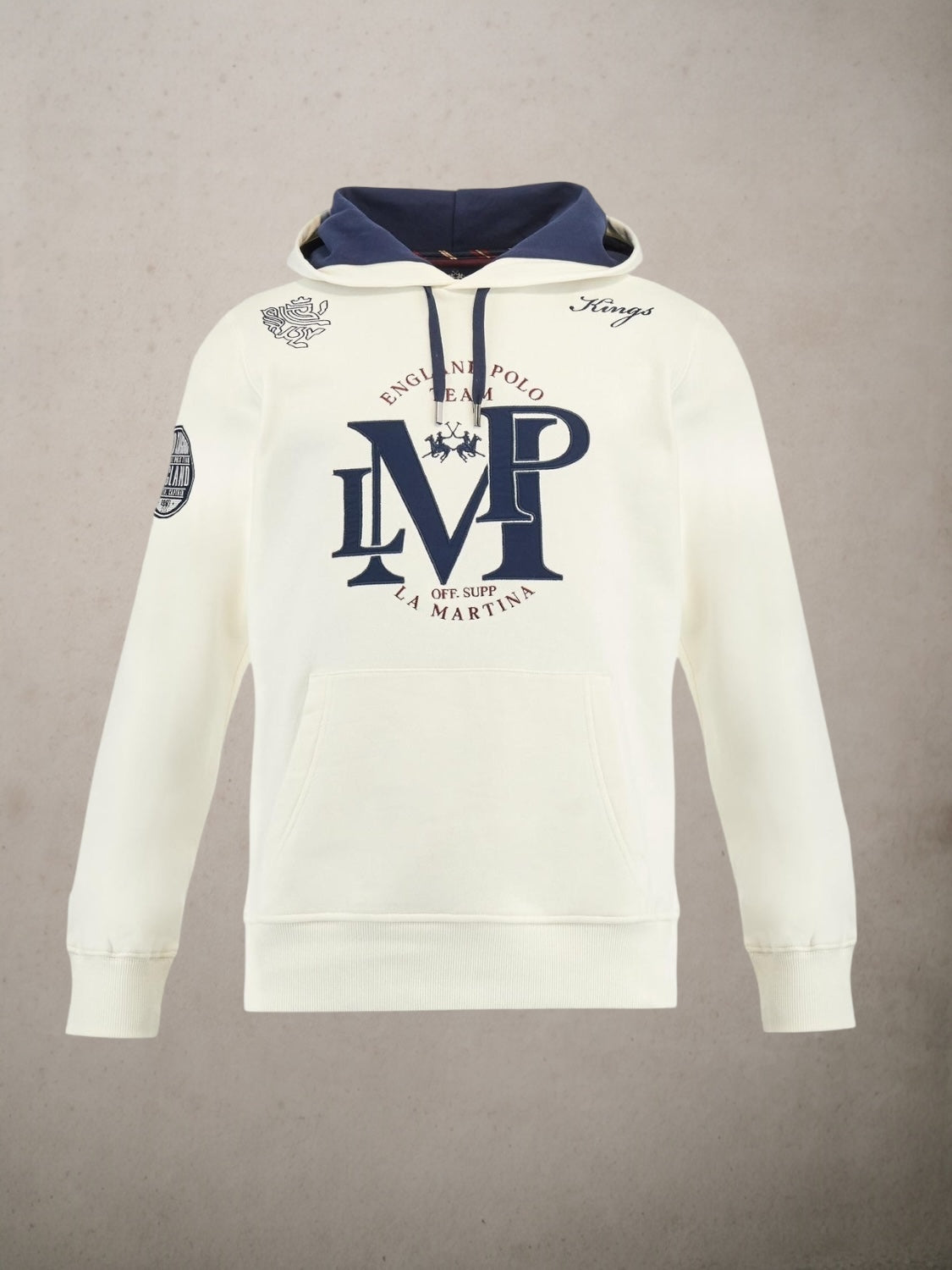 French  Off White Terry Hoodie - Bartolomeo