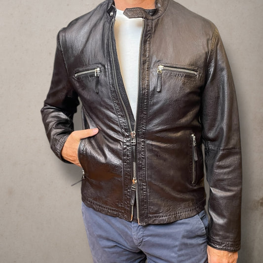 Black Biker Stright