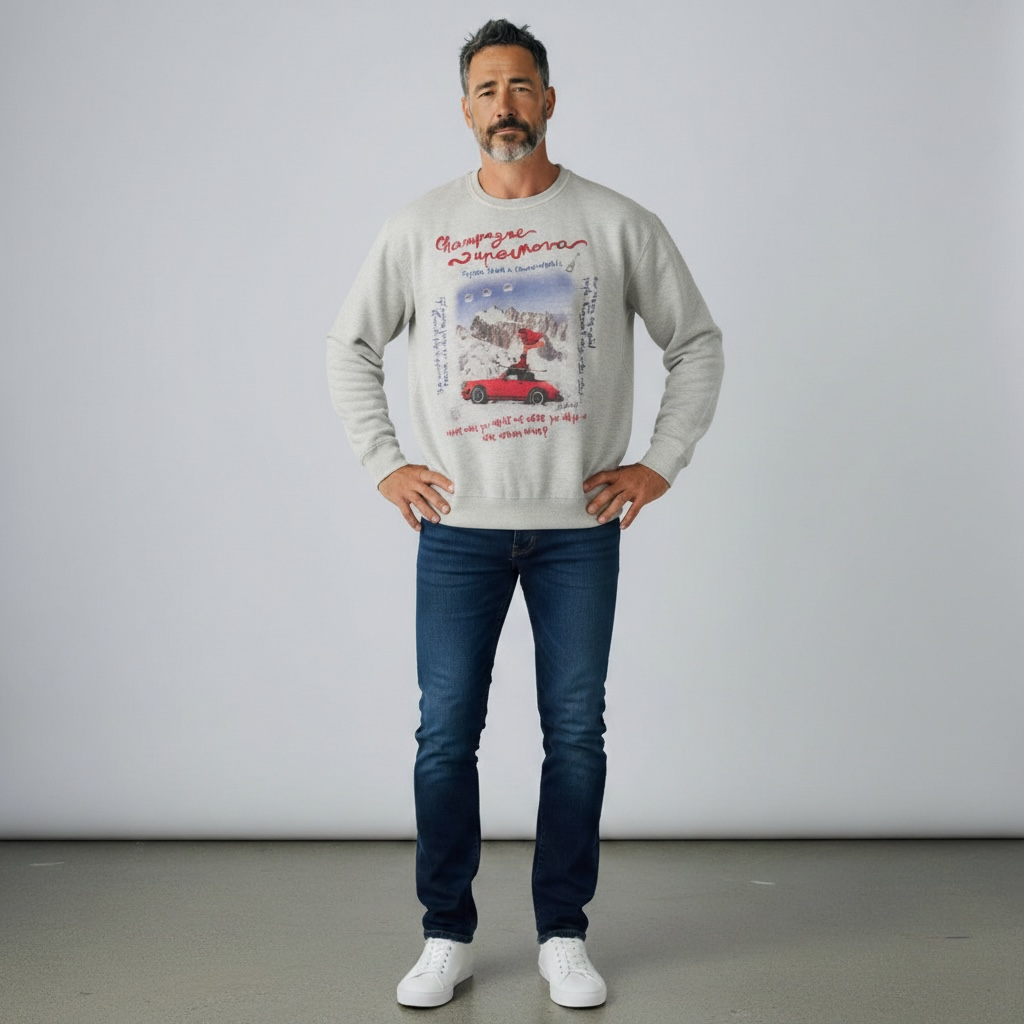 Sweater Light Grey Champagne Supernova