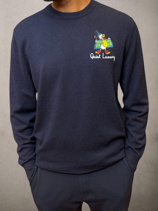 Crew Neck Sweater Uncle Scrooge Quiet Luxury