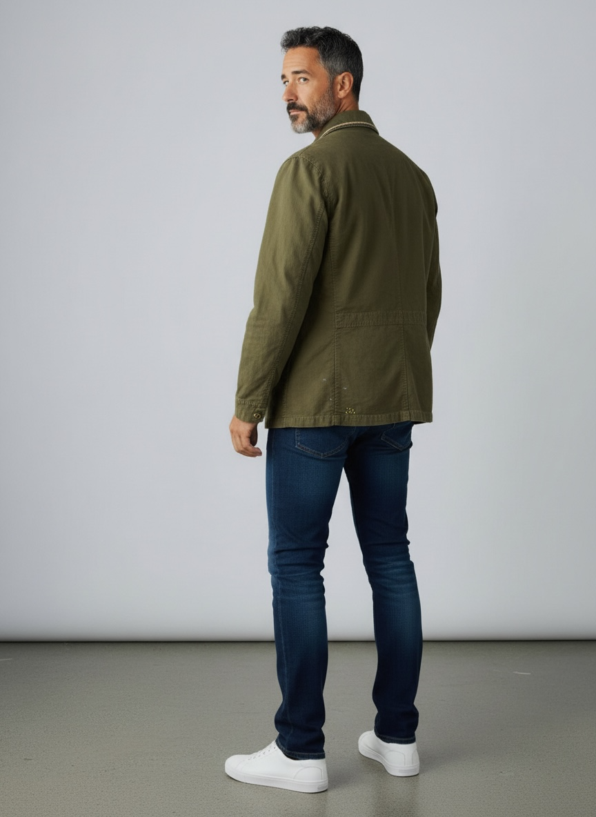 Jacket  Plain Green