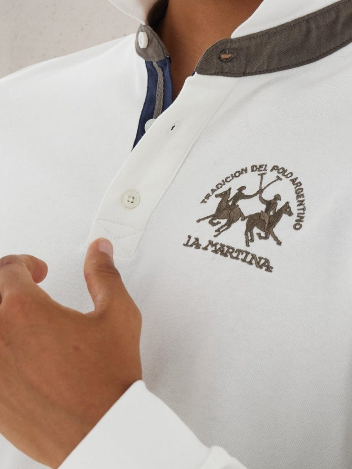 Off White Polo soft-touch logo - Beato