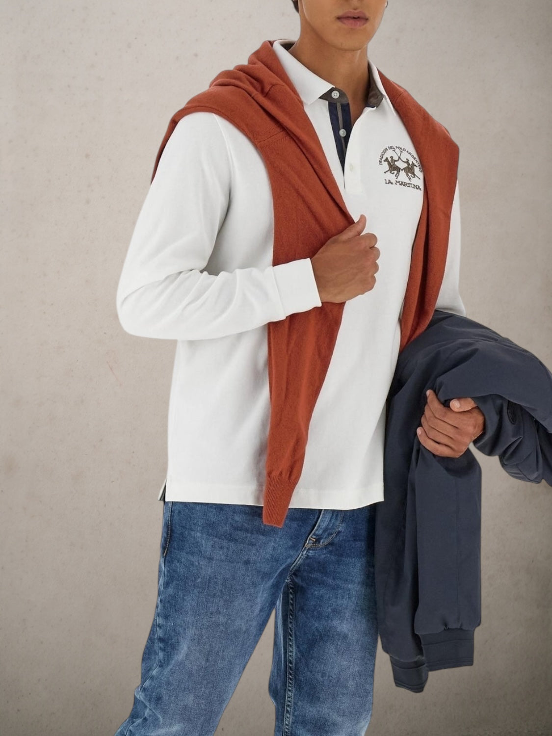 Off White Polo soft-touch logo - Beato