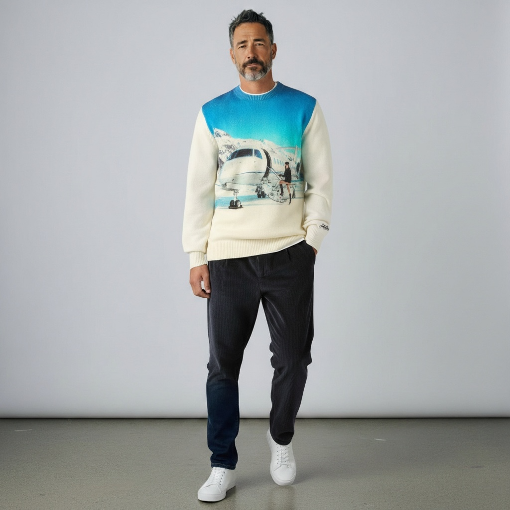 Crewneck Milk Rd Private jet