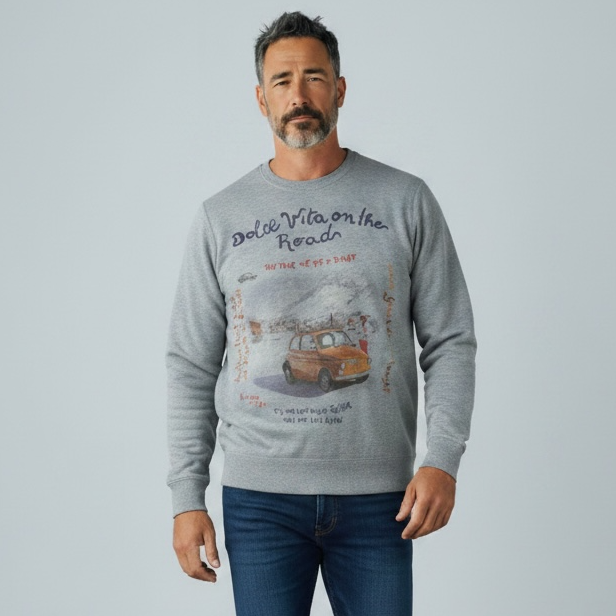Sweater Light Blue Dolce Vita On The Road