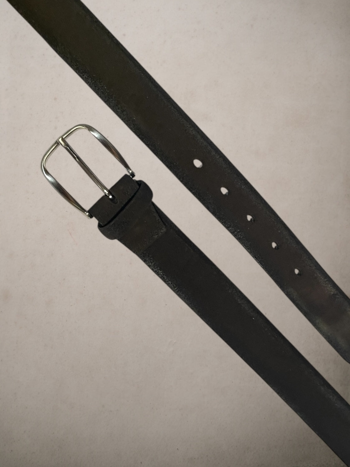 Brown Suede Leather Belt adjustable