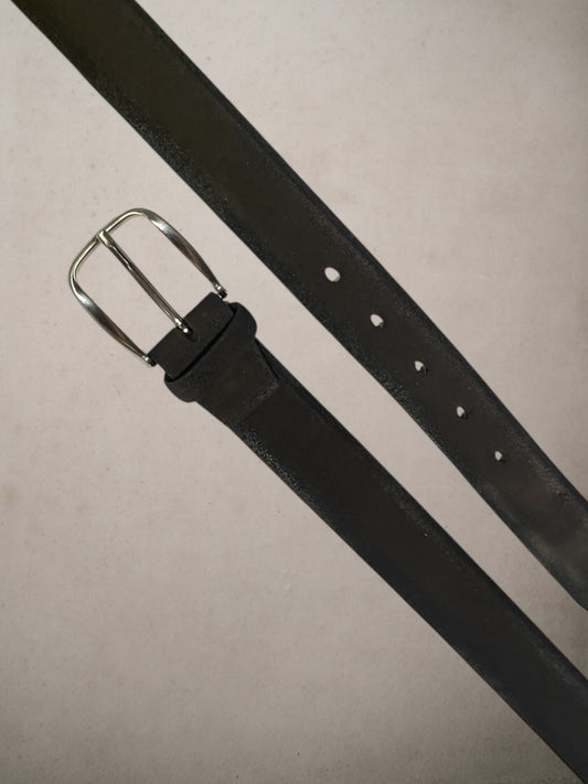 Brown Suede Leather Belt adjustable