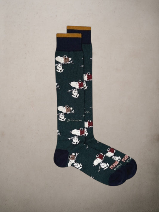 Calzini Snoopy Caddy Verde Militare