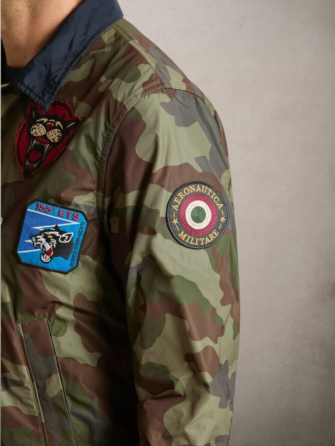 Packable camouflage coach jacket - Vaturi