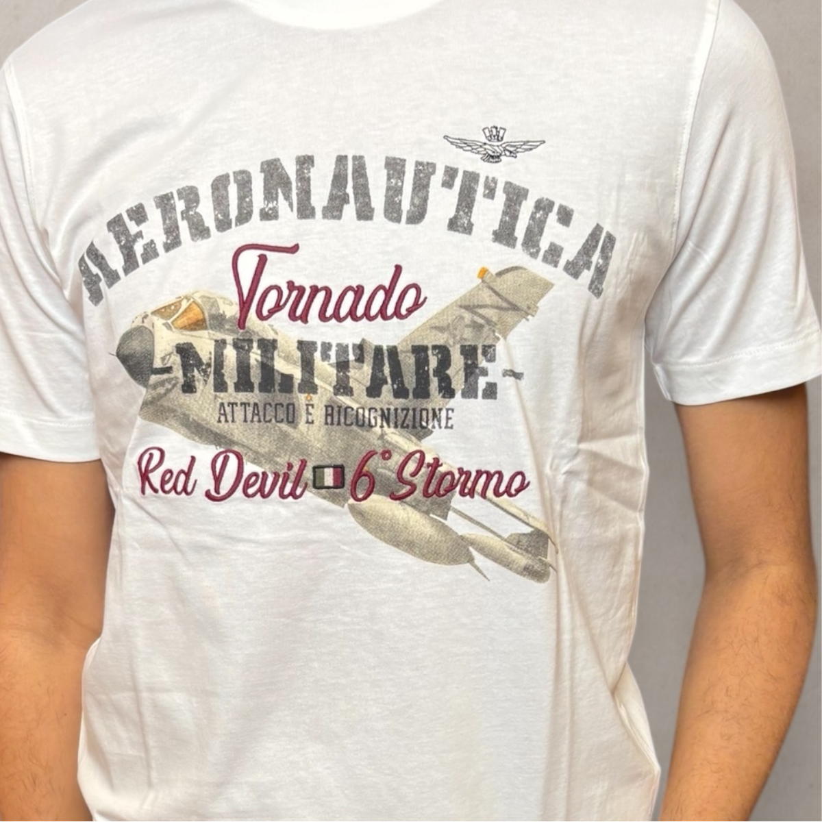 T-shirt White Tornado