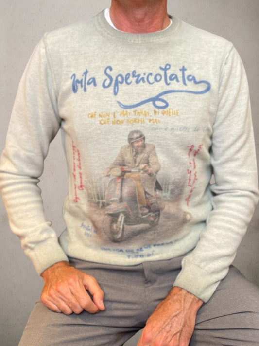 Sweater  Grey Vita Spericolata Reversible