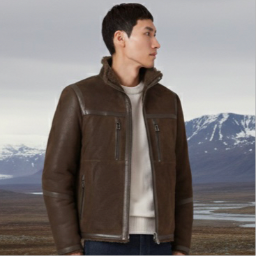 Tundra Brown  Jacket  Lightweight Shearlin