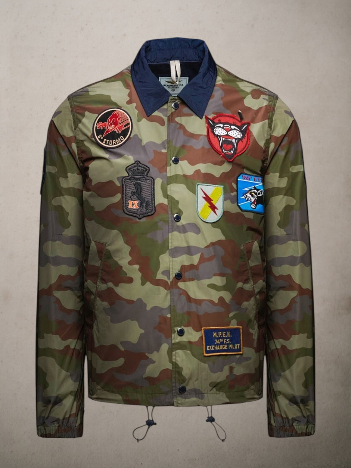 Packable camouflage coach jacket - Vaturi