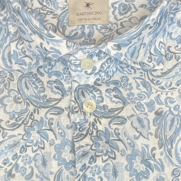 Cotton Shirt Liam Navy - Vaturi