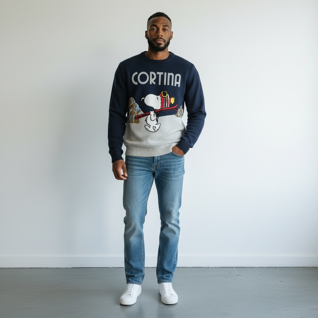 Crewneck Snoopy Cortina