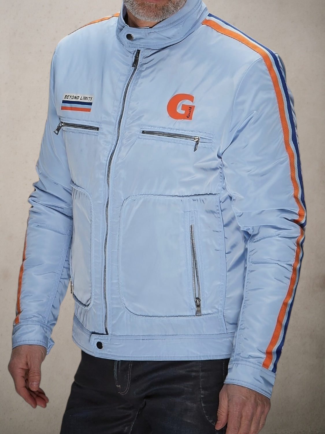 Gulf Roadmaster Jacket Light Blue