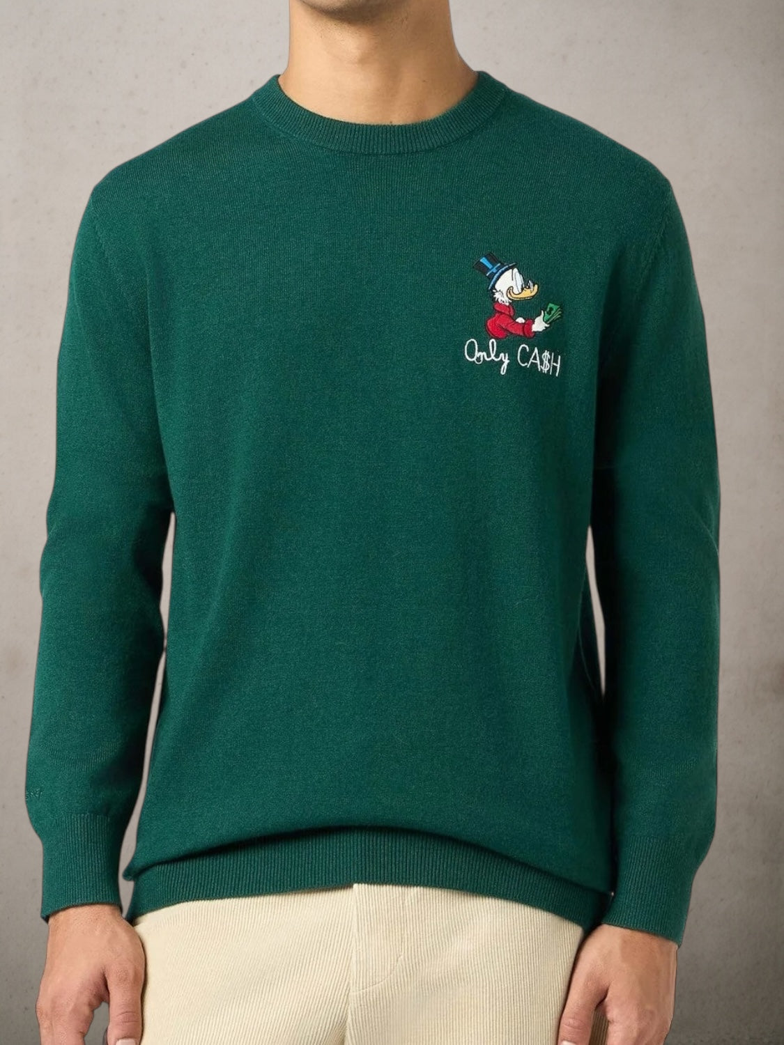Crew Neck Sweater Uncle Scrooge Only Cadh