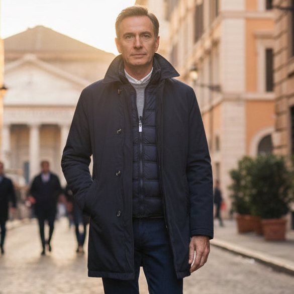 Morning Coat Navy Detachble  Bottoms Eli